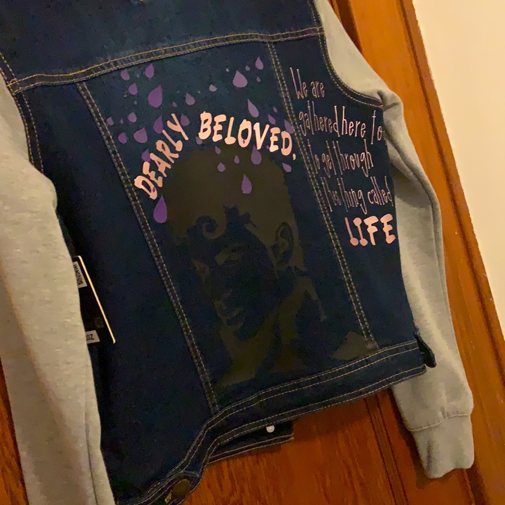 Custom designed denim jacket